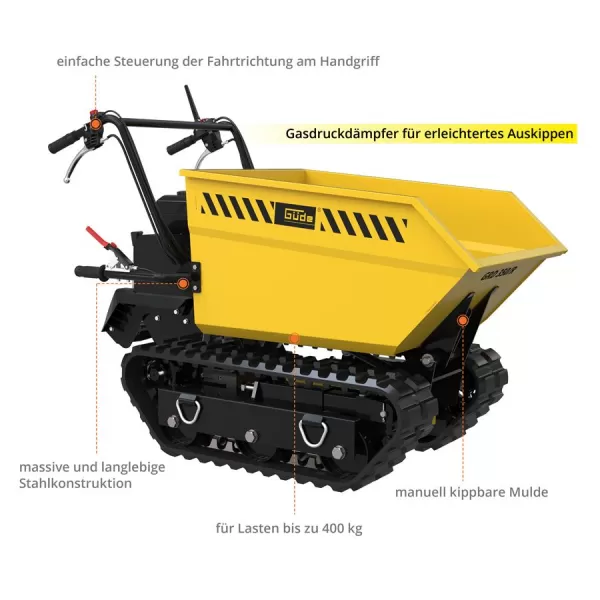 Pásový dumper GRD 400/R Güde 55565