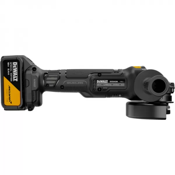 Aku úhlová bruska 125 mm 18V/2x5,0Ah McLaren DeWALT DCG45MP2T