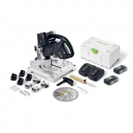Aku pokosová pila na lišty 2x4,0Ah Festool SYMMETRIC SYMC 70 4,0 EBI-Plus 577464