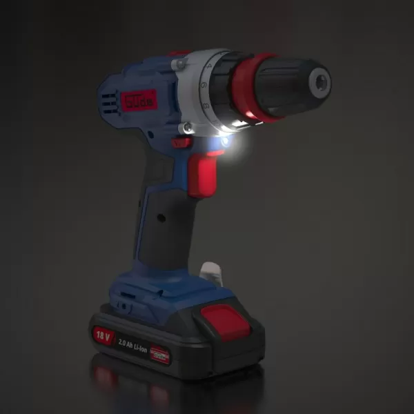 Aku vrtací šroubovák 18V/2,0Ah BS 18-201-30K II Güde 58526