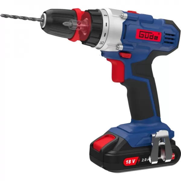 Aku vrtací šroubovák 18V/2,0Ah BS 18-201-30K II Güde 58526