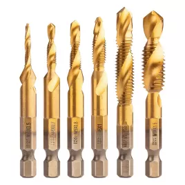 Sada vrtáků HSS TiN závitových M3.0-M10,Hex 6 ks NEO tools 08-959