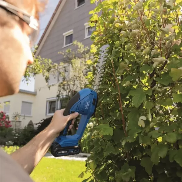 Aku nůžky na trávu a keře IXES 20V/2,0Ah/2,4A Scheppach C-HTGS200-X-SET S