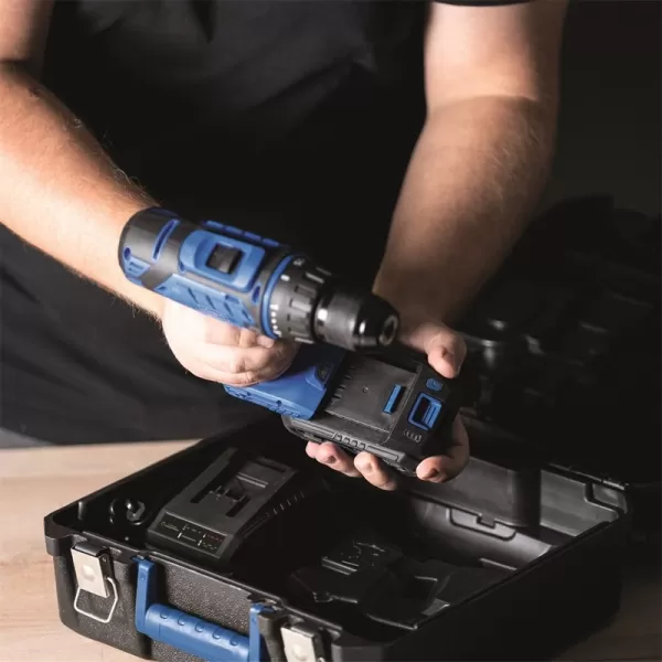 Aku vrtačka 20V/2,0Ah s příslušenstvím 74ks C-DTB74/1-X IXES Scheppach 5909315900