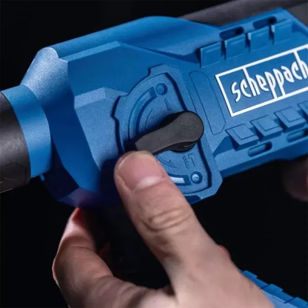 Aku vrtací kladivo SDS Plus 3v1 s příklepem, kufrem a příslušenstvím IXES 20V bez aku Scheppach C-RHD130-X