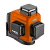 Laser 3D,360st, 15 m, červený, s magnetickým držákem, v kufru NEO tools 75-104