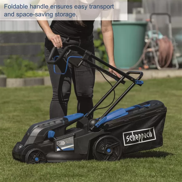 Aku sekačka 20V 2x4,0Ah Scheppach BC-MP380-X-SET XL2