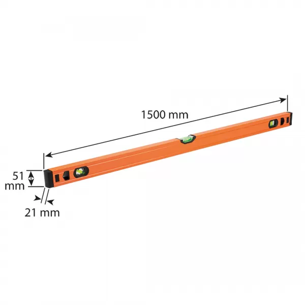 Vodováha 150cm, 3 libely, S 300 NEO tools 71-136