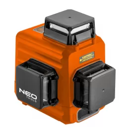 Laser 3D,360st, 15 m, červený, s magnetickým držákem, v kufru NEO tools 75-104