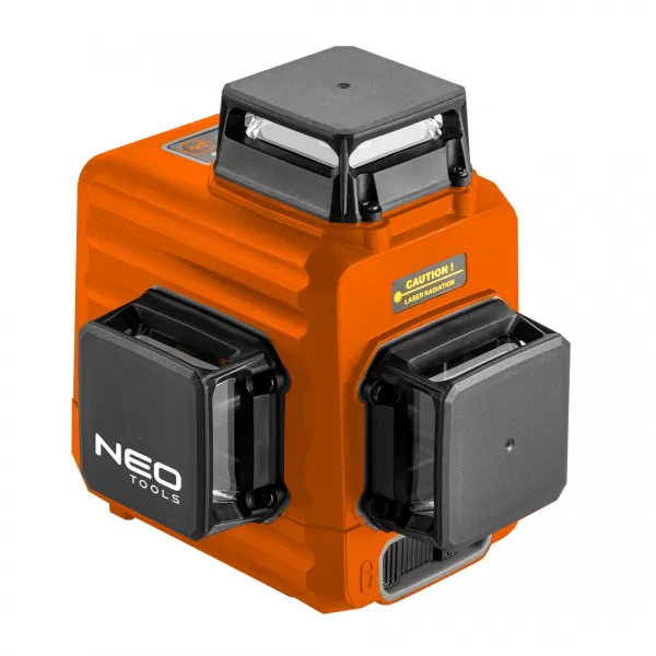 Laser 3D,360st, 15 m, červený, s magnetickým držákem, v kufru NEO tools 75-104