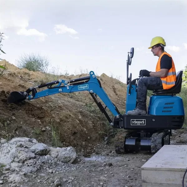 Minibagr Scheppach EXC 815