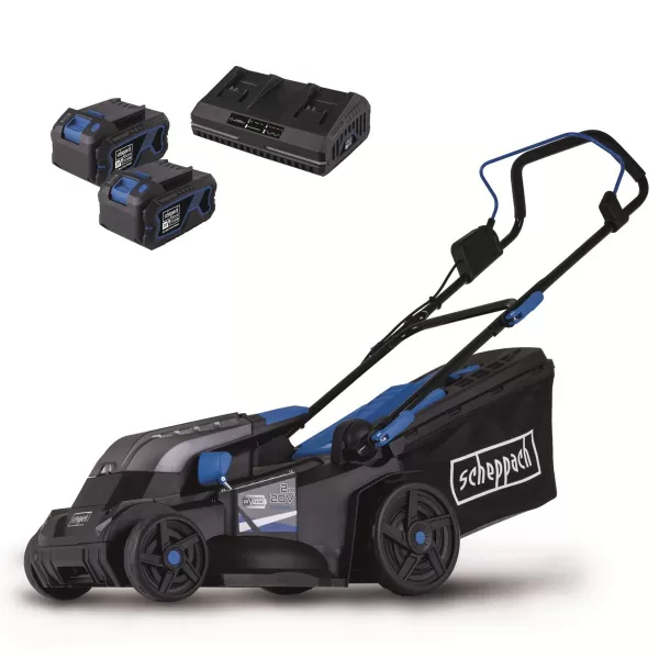 Aku sekačka 20V 2x4,0Ah Scheppach BC-MP380-X-SET XL2
