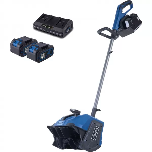 Aku sněhová fréza IXES 2x20V/4,0Ah/4,5A Scheppach BC-SNB410-X-SET XL2