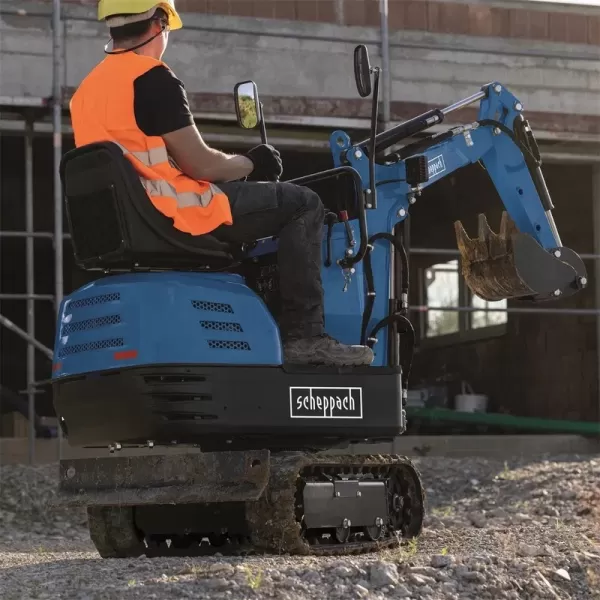 Minibagr Scheppach EXC 815