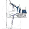Minibagr Scheppach EXC 815