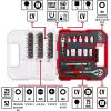 Sada bitů s ráčnou L-CASE Box 37 ks Einhell 49109022