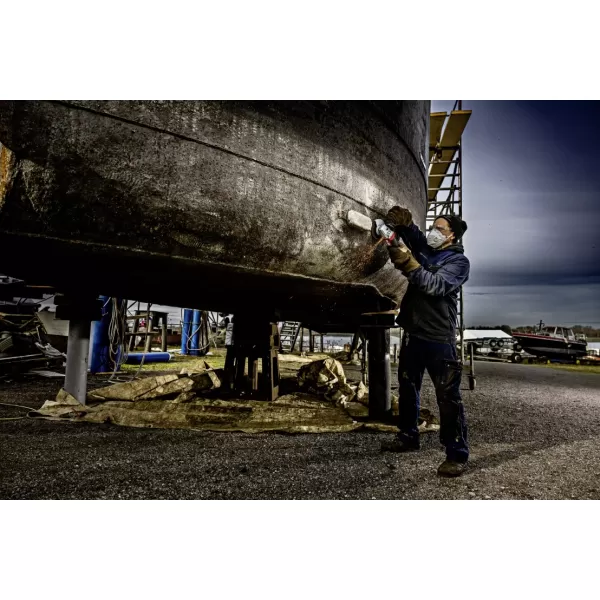 Aku úhlová bruska s pádlovým spínačem 18V/bez aku LBP 125-15 18-EC C Flex 531770