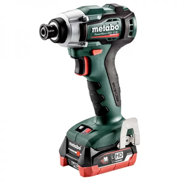 Aku rázový utahovák 12V 2x4,0Ah Metabo PowerMaxx SSD 12 BL