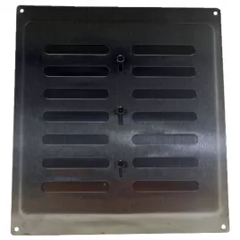Nerezová větrací mřížka s mechanickým ovládáním 260x240 mm DALAP 6099