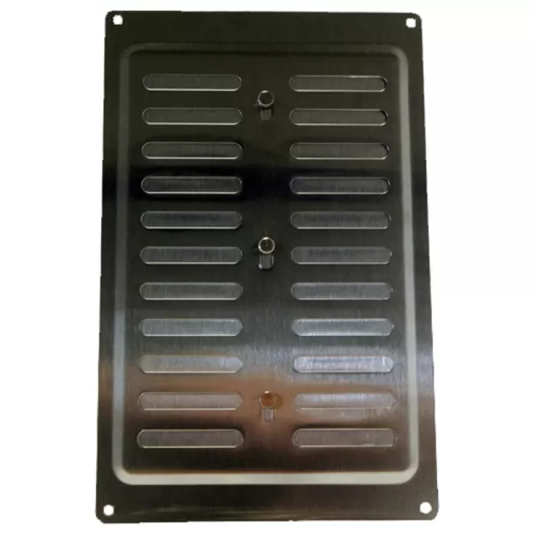 Nerezová větrací mřížka s mechanickým ovládáním 260x165 mm DALAP 6098