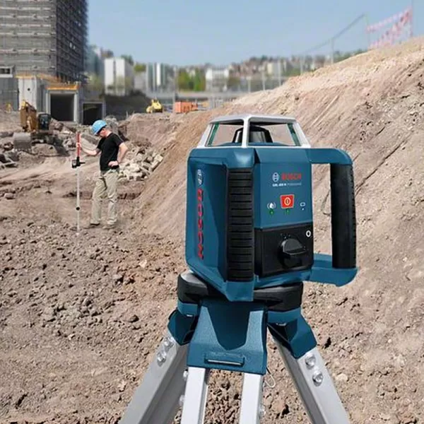 Stavební rotační laser + LR 1 + kufr Bosch GRL 400 H Professional 0 601 061 800