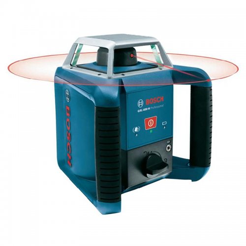 Stavební rotační laser + LR 1 + kufr Bosch GRL 400 H Professional 0 601 061 800