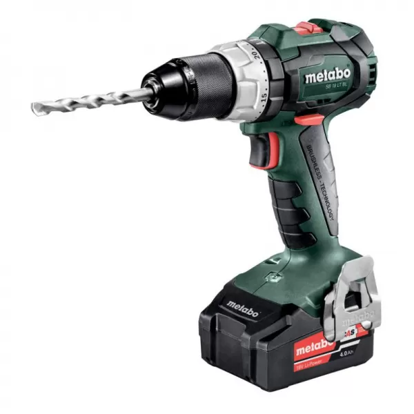 Aku příklepová vrtačka 2x4,0 Ah Metabo SB 18 LT BL