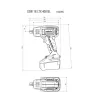 Aku rázový utahovák bez aku SSW 18 LTX 400 BL Metabo 602205840