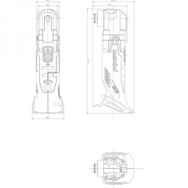Aku multitool bez aku Metabo MT 18 LTX 18
