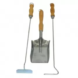 3-dílná sada krbového nářadí Zn