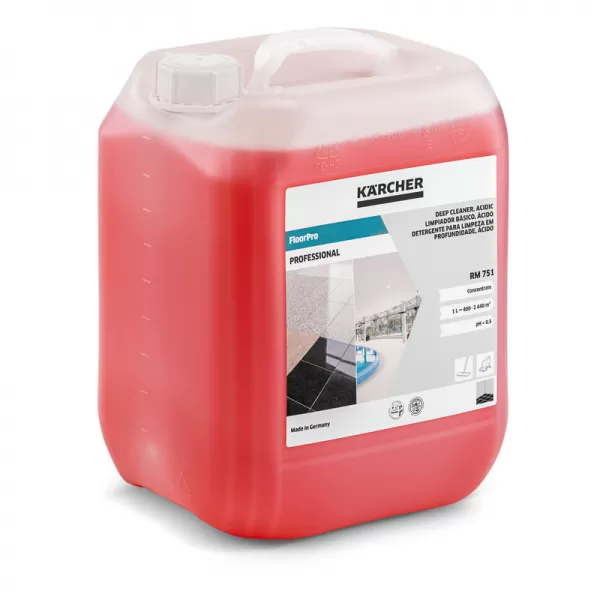 Základní podlahový čistič RM 751, kyselý, 10l Kärcher 6.295-129.0