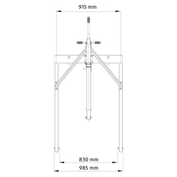 Dílenský jeřáb WKP 1000 Unicraft 6201430