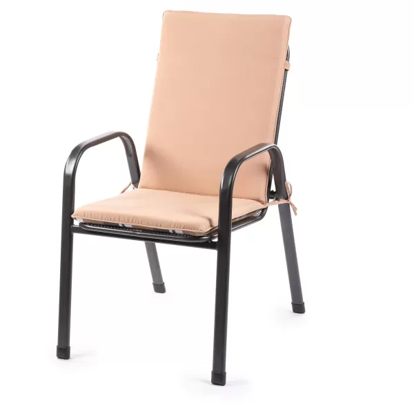 Potah na křeslo - pruhovaný krémový FIELDMANN FDZN 9103