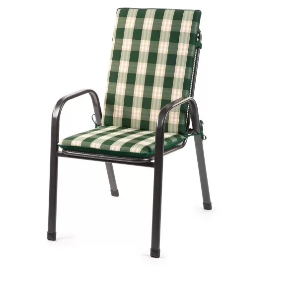 Potah na křeslo - pruhovaný zelený FIELDMANN FDZN 9102