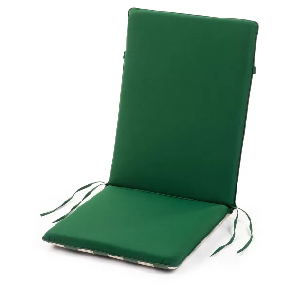 Potah na křeslo - pruhovaný zelený FIELDMANN FDZN 9102