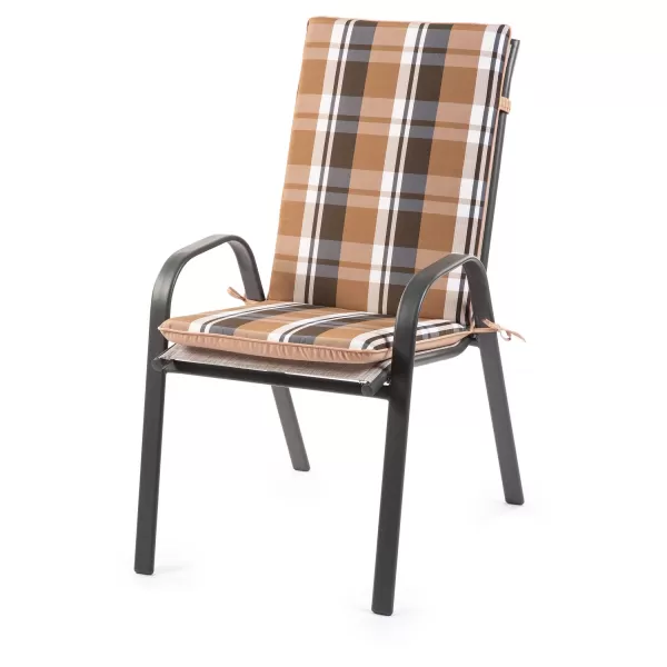 Potah na křeslo - pruhovaný krémový FIELDMANN FDZN 9103