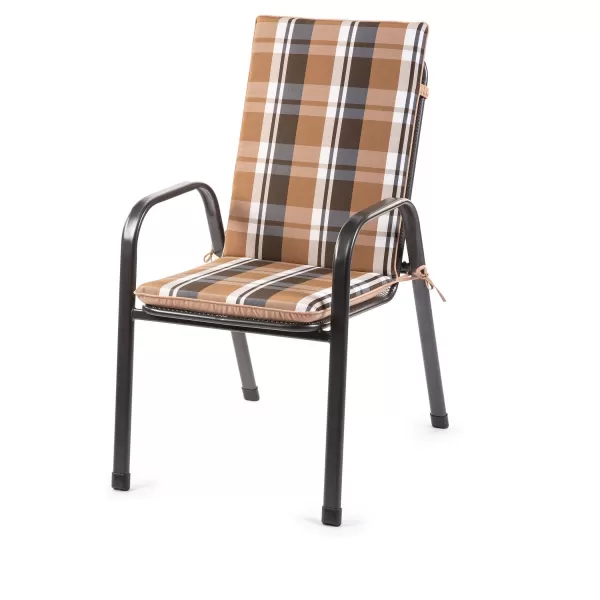 Potah na křeslo - pruhovaný krémový FIELDMANN FDZN 9103