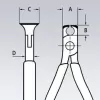 Čelní štípací kleště pro elektroniku Knipex 64 52 115