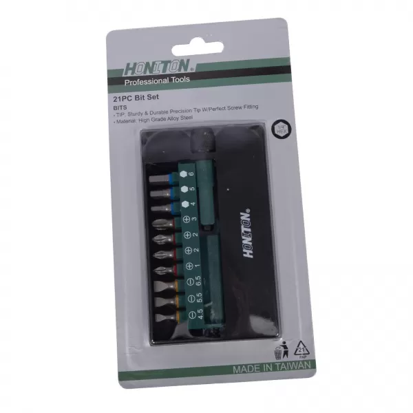 Sada bitů 1/4" 21 dílů HONITON HW96-8021