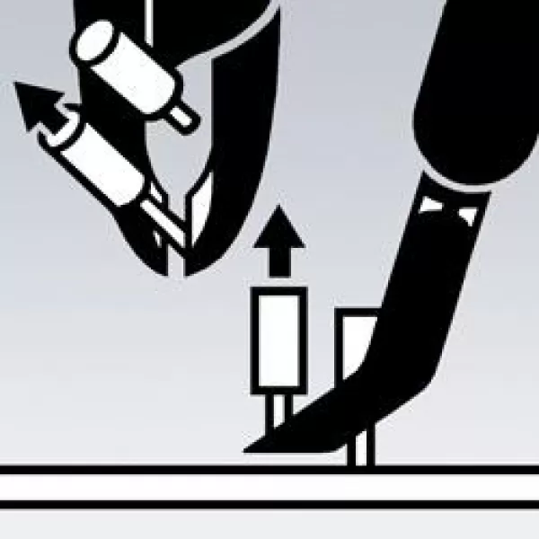 Čelní štípací kleště pro elektroniku Knipex 64 72 120