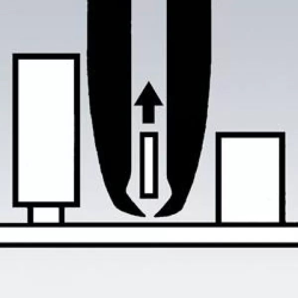 Čelní štípací kleště pro elektroniku Knipex 64 22 115