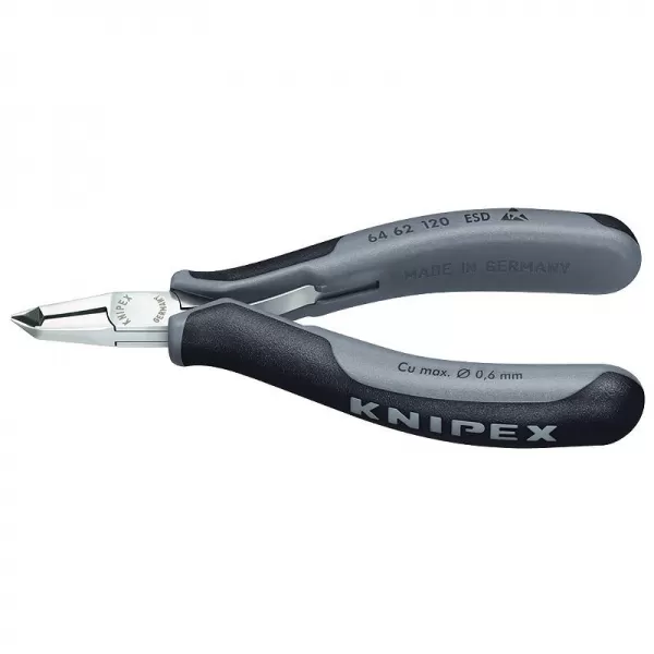Čelní štípací kleště pro elektroniku ESD Knipex 64 62 120 ESD