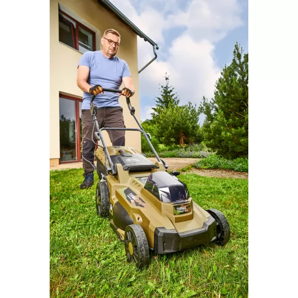 Aku sekačka na trávu 2x20V/2x4,0 Ah CST 430 4BN Narex Camouflage 65406734