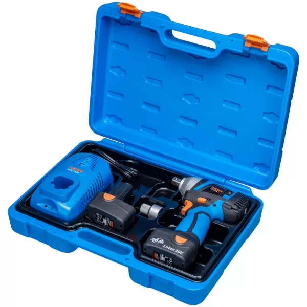 Aku bezuhlíkový rázový utahovák 20V 2x3,0Ah Narex 65405309