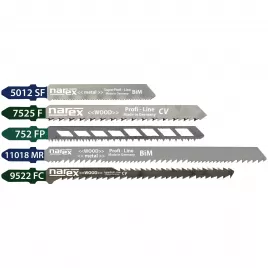Sada pilových plátků dřevo/kov SET SBN 5 Narex 65404426