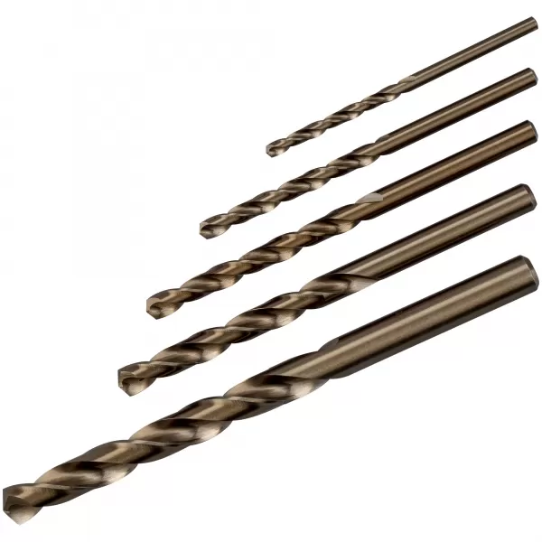 5dílná sada kobaltových vrtáků 5-SET HSS-CO MSP Narex 65405604