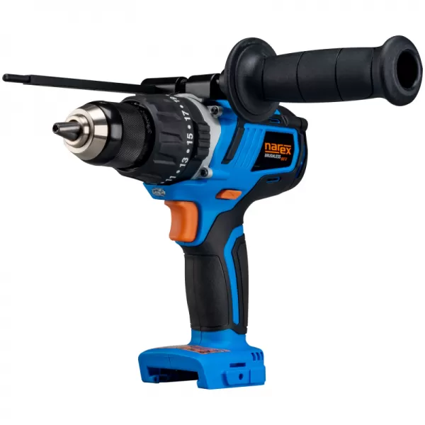 Aku bezuhlíková příklepová vrtačka/šroubovák 60V, bez aku Narex 65405314