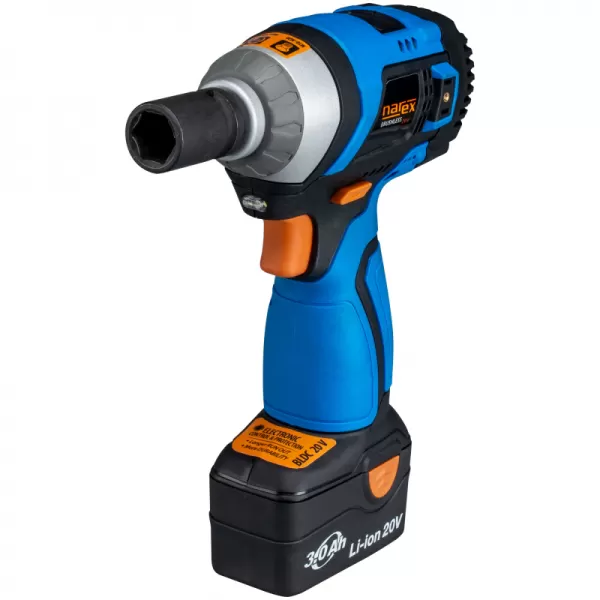 Aku bezuhlíkový rázový utahovák 20V 2x3,0Ah Narex 65405309