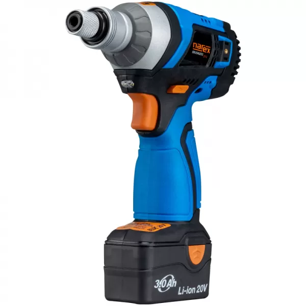 Aku bezuhlíkový rázový utahovák 20V 2x3,0Ah Narex 65405309