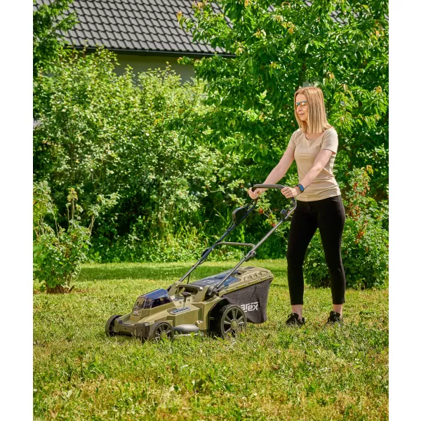 Aku sekačka na trávu 2x20V/2x4,0 Ah CST 430 4BN Narex Camouflage 65406734